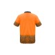 Mens Hi Vis Tracks Short Sleeve Polo