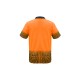 Mens Hi Vis Tracks Short Sleeve Polo