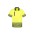Mens Hi Vis Tracks Short Sleeve Polo - Yellow/Charcoal