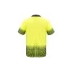 Mens Hi Vis Tracks Short Sleeve Polo