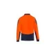 Mens Hi Vis Flux Long Sleeve Polo