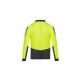 Mens Hi Vis Flux Long Sleeve Polo