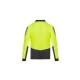 Mens Hi Vis Flux Long Sleeve Polo