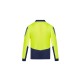 Mens Hi Vis Flux Long Sleeve Polo