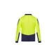 Mens Hi Vis Flux Long Sleeve Polo