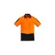 Mens Hi Vis Flux Short Sleeve Polo