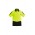 Mens Hi Vis Flux Short Sleeve Polo - Yellow/Black