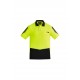 Mens Hi Vis Flux Short Sleeve Polo