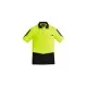 Mens Hi Vis Flux Short Sleeve Polo