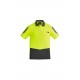 Mens Hi Vis Flux Short Sleeve Polo
