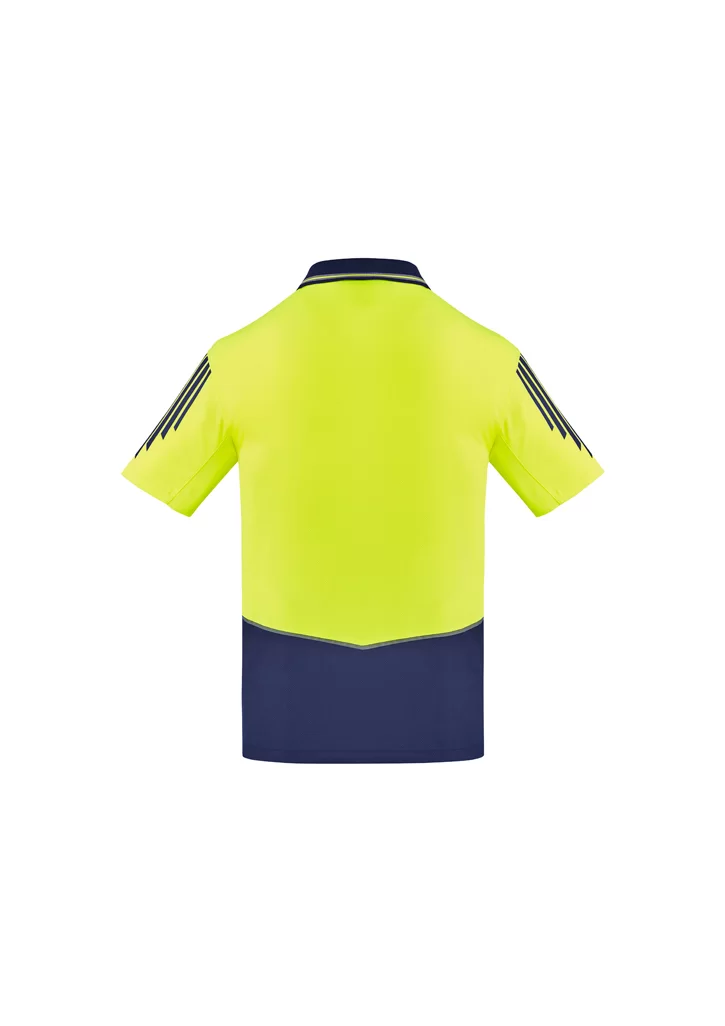 Mens Hi Vis Flux Short Sleeve Polo