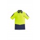 Mens Hi Vis Flux Short Sleeve Polo