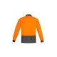 Mens Hi Vis Comfort Back Long Sleeve Polo