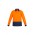 Mens Hi Vis Comfort Back Long Sleeve Polo - Orange/Navy
