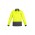 Mens Hi Vis Comfort Back Long Sleeve Polo - Yellow/Charcoal