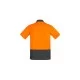 Mens Hi Vis Comfort Back Short Sleeve Polo