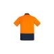 Mens Hi Vis Comfort Back Short Sleeve Polo