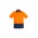 Mens Hi Vis Comfort Back Short Sleeve Polo - Orange/Navy