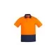 Mens Hi Vis Comfort Back Short Sleeve Polo