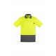 Mens Hi Vis Comfort Back Short Sleeve Polo