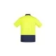 Mens Hi Vis Comfort Back Short Sleeve Polo
