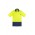 Mens Hi Vis Comfort Back Short Sleeve Polo - Yellow/Navy
