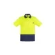 Mens Hi Vis Comfort Back Short Sleeve Polo