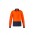 Mens Hi Vis Cotton Long Sleeve Polo - Orange/Navy