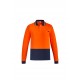 Mens Hi Vis Cotton Long Sleeve Polo