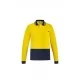 Mens Hi Vis Cotton Long Sleeve Polo