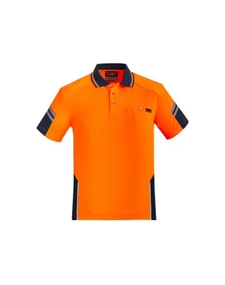 Mens Hi Vis Reinforced Squad Short Sleeve Polo