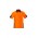 Mens Hi Vis Reinforced Squad Short Sleeve Polo - Orange/Navy