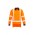 Mens TTMC-W23 Segmented Tape Long Sleeve Polo - Orange/Navy