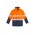 Mens Hi Vis Storm Jacket - Orange/Navy