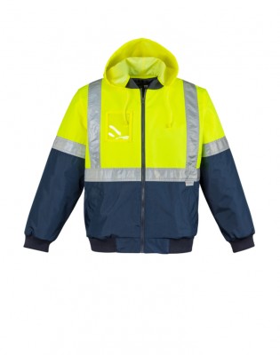 Mens Hi Vis Quilted Flying Jacket