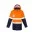 Mens Hi Vis Ultralite Waterproof Jacket - Orange/Navy
