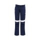 Womens Orange Flame Taped Cargo Pant