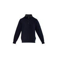 Unisex 1/4 Zip Brushed Fleece Pullover