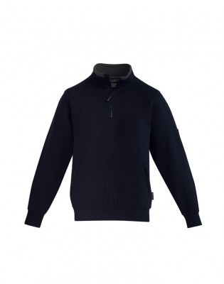 Unisex 1/4 Zip Brushed Fleece Pullover