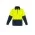 Unisex Hi Vis 1/2 Zip Polar Fleece Pullover - Yellow/Navy