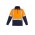 Unisex Hi Vis Polar Fleece Pullover - Shoulder Taped - Orange/Navy