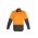 Mens Industrial Long Sleeve Shirt - Orange/Charcoal