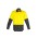 Mens Industrial Long Sleeve Shirt - Yellow/Charcoal