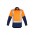 Mens Industrial Long Sleeve Shirt - Shoulder Taped - Orange/Navy