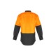 Mens Rugged Cooling Hi Vis Long Sleeve Shirt