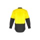 Mens Rugged Cooling Hi Vis Long Sleeve Shirt