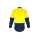 Mens Rugged Cooling Hi Vis Long Sleeve Shirt