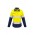 Womens FR Closed Front Hooped Taped Spliced Shirt - Yellow/Navy