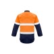 Mens Red Flame Hi Vis Shirt - Hoop Taped