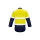 Mens Red Flame Hi Vis Shirt - Hoop Taped
